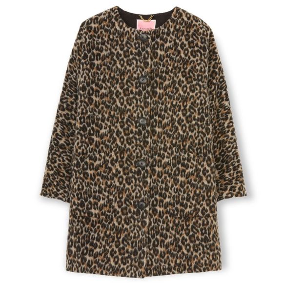 *NWT* KATE SPADE Stunning Brushed Brown Leopard Sugarcoat Cocoon Style Topper - Picture 2 of 16